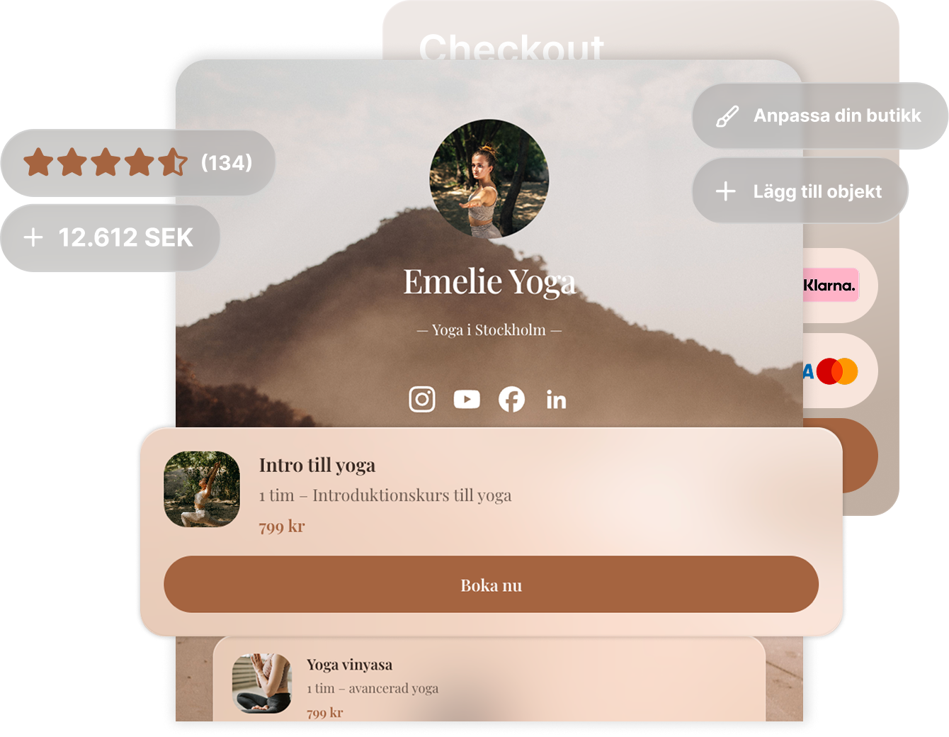 Exempel på en Butikk-storefront